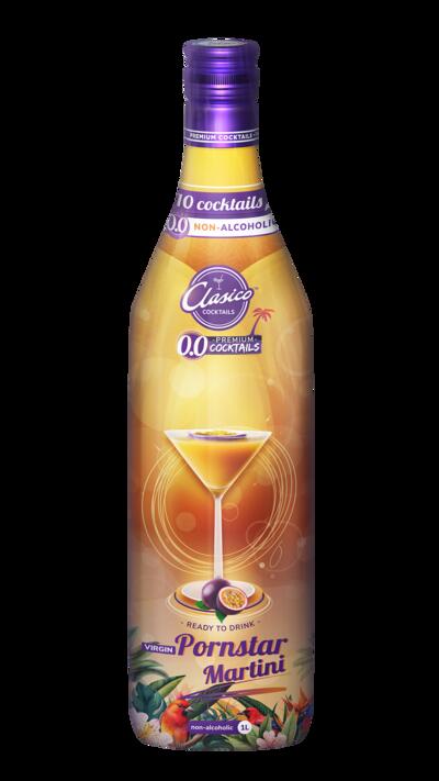 Virgin Pornstar Martini mocktail 1L (Alcohol Free) image